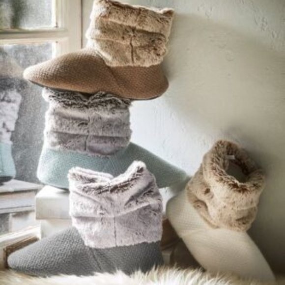 New! Soft Surroundings Cozy Up Slippers M-IN ORIGINAL PACKAGING - Picture 3 of 3